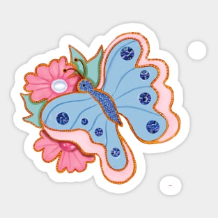 Brooch decoration Sticker